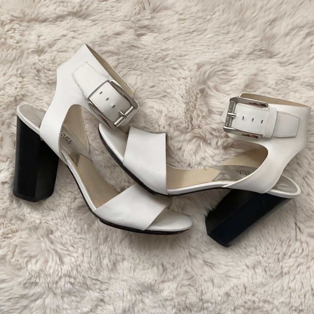 Michael Kors White Heels